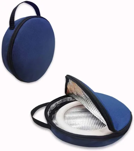 Vista 4 de Bolsa aislante con anillo de enfriamiento para el cuello, reutilizable para congelar el cuello, bolsa de transporte térmica para cuello de hielo