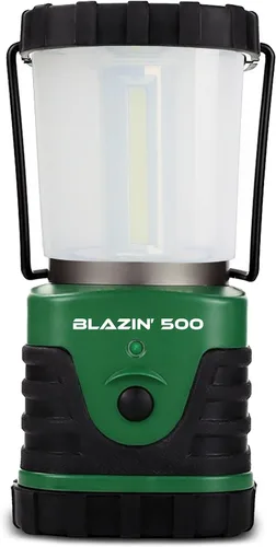 Vista 2 de Linterna LED más brillante para campamento y huracán, funciona con pilas.
