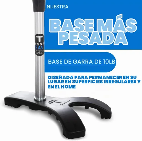 Vista 2 de Base de Bateo Pesada Tanner Base de Bateo Ultra Duradera con Base de "Garra" Ponderada para la Máxima Estabilidad en Superficies Desiguales Se