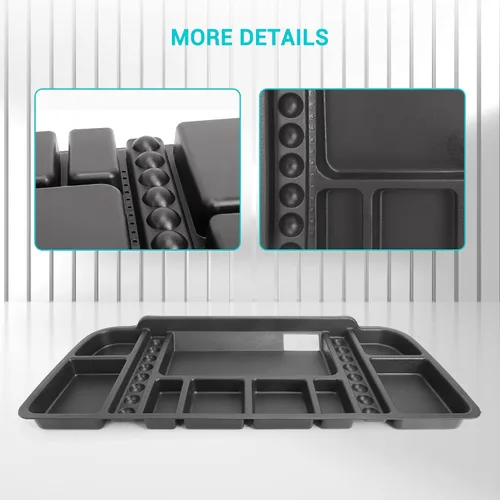 Vista 6 de 10L0L Golf Cart Under Seat Storage Tray Fits EZGO TXT, RXV, Club Car DS, Club Car Precedent, Yamaha G29, Electric Vehicle with Original Trojan