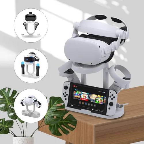 Vista 4 de VR Headset Organizer and Display Stand