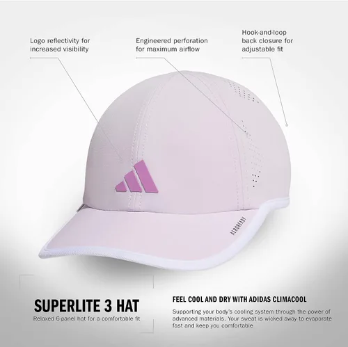 Vista 66 de Adidas Superlite - Gorra deportiva ajustable de ajuste relajado para entrenamiento