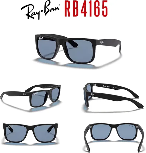 Vista 30 de Ray-Ban RB4165 JUSTIN Sunglasses For Men For Women+BUNDLE with ACCESSORY EYEWEAR KIT