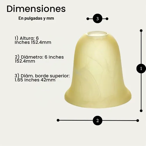 Vista 3 de LIGHTACCENTS Pantalla colgante de cristal de alabastro, pantallas de araña estilo granja, 6 x 6 pulgadas, compatible con tuerca de enchufe