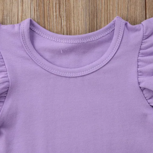 Vista 17 de Mubineo - Camiseta de manga corta para bebé, algodón, diseño liso