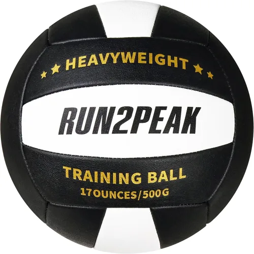 Vista 10 de RUN2PEAK Setter Training Volleyball Official Size 5 Volleyballs Heavy Weight Ball PU Practice Volley Balls for Indoor Rebounder Equipment Setters