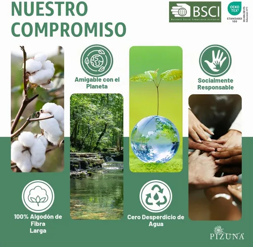 Vista 5 de Pizuna 100% algodón blanco, juego de sábanas de satén de algodón de 400 hilos de fibras largas tamaño completo, sábanas con bolsillo de 15 pulgadas