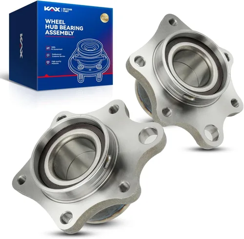 Vista 34 de KAX 510063 Rodamiento de rueda delantera compatible con Toyota Camry 2004-2017, Ford Edge 2007-2014, Toyota Sienna 2004-2010, conjunto de cubo