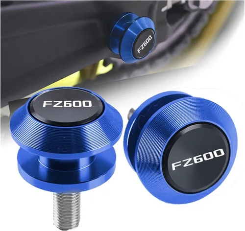Vista 2 de Bobinas basculantes de aluminio para motocicleta de 0.236 in, tornillos deslizantes para Yamaha FZ600 FZ 600 FZ-600 F Z600 1987 1988 1989 1990 1991