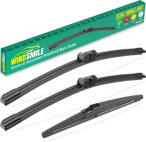 Vista 15 de 15" 15" 13" Juego de 3 limpiaparabrisas de repuesto para parabrisas para Jeep Wrangler 2007-2017 / Jeep Wrangler JK 2008-2018 limpiaparabrisas
