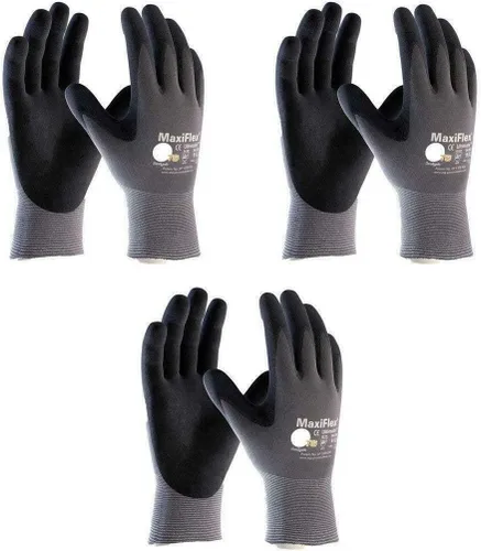 Vista 7 de MaxiFlex 34-874 Guantes de nitrilo Micro-Foam Grip Palma y dedos - Excelente agarre y resistencia a la abrasión