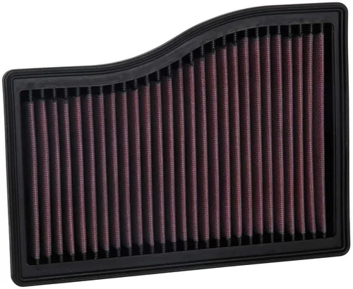 Vista 4 de K&N Filtro de aire del motor: aumenta la potencia y la aceleración, lavable, premium, filtro de aire de repuesto para automóvil: compatible