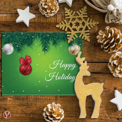 Vista 3 de Tarjetas de felicitación y sobres de Feliz Festividad – Ideal para invitaciones de fiesta de Año Nuevo, negocios y corporativos, anuncios, tarjetas
