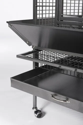 Vista 5 de Prevue Pet Products 34521 Dometop - Jaula para pájaros, grande, color negro