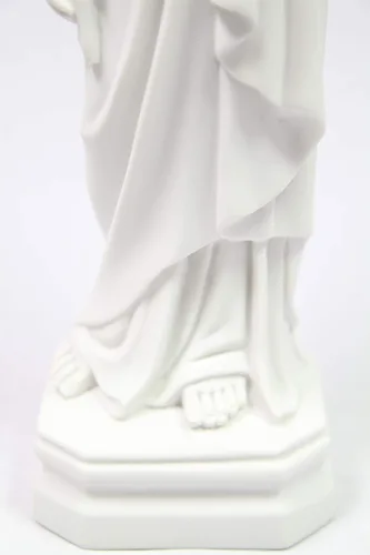 Vista 6 de Estatua religiosa católica de San José de San José, escultura religiosa de 16 pulgadas, colección Vittoria hecha en Italia