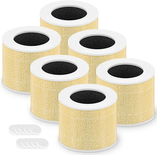Vista 20 de Core Mini filtro de repuesto para purificador de aire LEVOIT Core Mini y Core Mini-P, filtro de alta eficiencia 3 en 1, Core Mini-RF-SR, 3 filtros