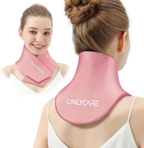 Vista 11 de ONLYCARE Gel de envoltura de hielo para el cuello – Paquetes de hielo mejorados para cuello reutilizable, compresa caliente y fría, alivio