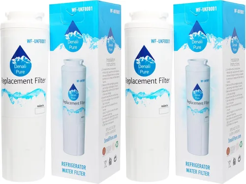 Vista 5 de Denali Pure Filtro de agua de repuesto para refrigerador Viking RWFFR - Compatible con el cartucho de filtro de agua para refrigerador Viking UKF8001