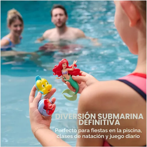 Vista 6 de SwimWays Disney - Juguete de piscina de personajes de buceo The Little