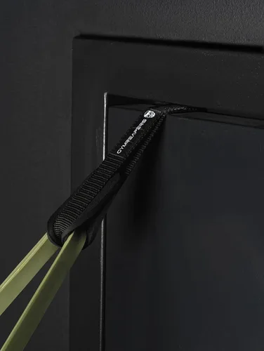 Vista 6 de Gymreapers Combo de asa de resistencia y anclaje de puerta, banda de ejercicio en casa (1 par de asas), se utiliza con cualquier banda