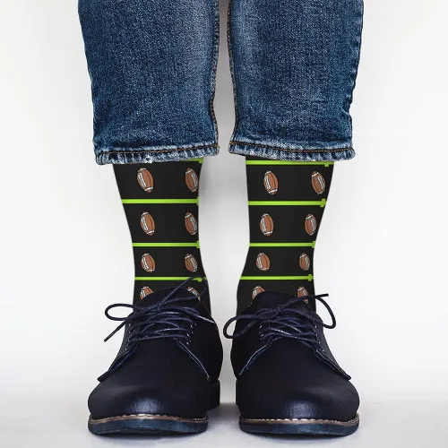Vista 5 de AOYEGO Calcetines divertidos de pulpos, diseño de caricatura, pulpo, tropical, novedoso, casual, diseño de color de contraste para mujeres