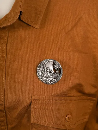 Vista 5 de HAQUIL Chal Bufanda Capa Mujer Nórdico Viking Ropa Sujetadores Broche Vintage Celta Pin Broche