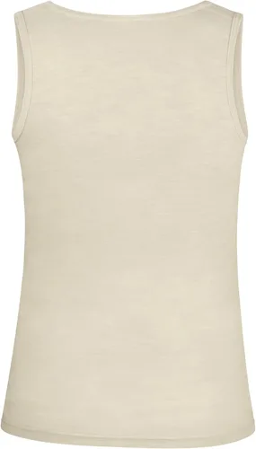 Vista 4 de UTENOS 100% lana merino ultra suave para mujer, chaleco sin mangas, capa base fabricada en la UE