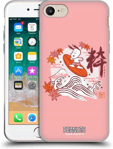 Vista 231 de Carcasa de gel para iPhone 7 Plus/iPhone 8 Plus, diseño de Snoopy Oriental de Peanuts, Badges