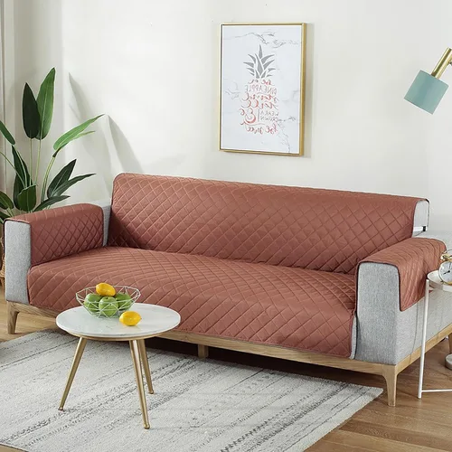 Vista 14 de Fundas de sofá reversibles para el hogar, protector de muebles, fundas de sofá impermeables para mascotas, fundas de cojín de sofá, fundas de sofá