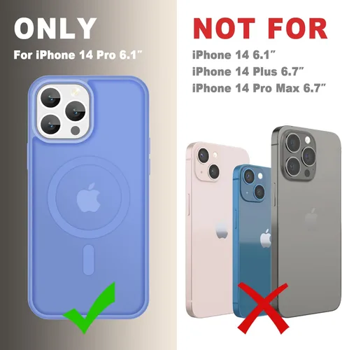 Vista 1698 de Funda para Google Pixel 10 Pro XL, cubierta magnética mate, color negro Fit for MagSafe, Screen Protector included, Shockproof Military Grade