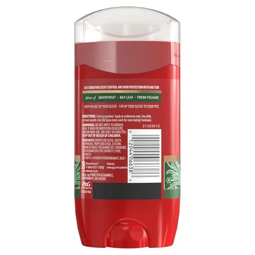 Vista 13 de Old Spice Desodorante sin aluminio para hombres, protección contra olores 24/7, aroma característico 24/7 y frescura duradera, se pone limpio, as