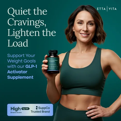 Vista 2 de GLP-1 Activador probiótico bloqueador de carbohidratos suplemento para pérdida de peso, salud intestinal, energía y apoyo metabólico - Akkermansia