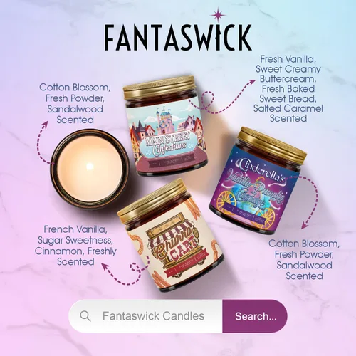 Vista 7 de s Cinderella's Vanilla Pumpkin Carriage Vela perfumada Cera de soja de coco 100% natural y mecha de algodón en tarro de vela ámbar Vertido a