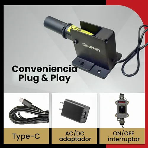 Vista 6 de Nivel láser ML-100 generador de línea roja para corte a gran escala interior, medición, alineación, construcción, proyector láser, impermeable