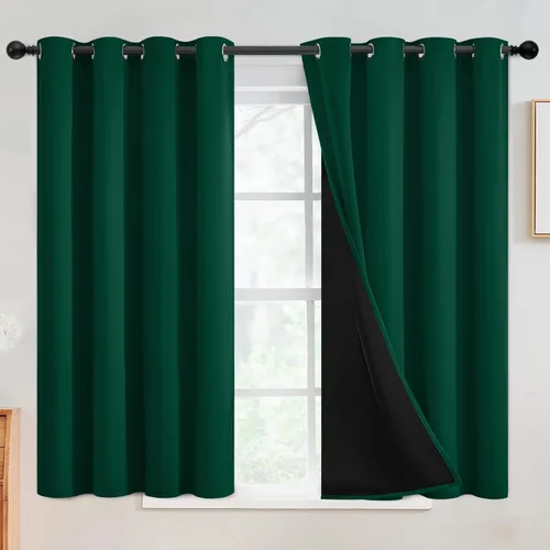 Vista 132 de SimpleHome - Cortinas opacas 100% para recámara, cortinas de ventana con ojales beige, con aislamiento térmico, cortinas de oscurecimiento