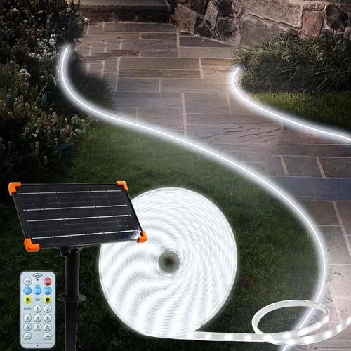 Vista 10 de Tira de la prenda impermeable al aire libre 540 LED de las luces LED Blanco cálido