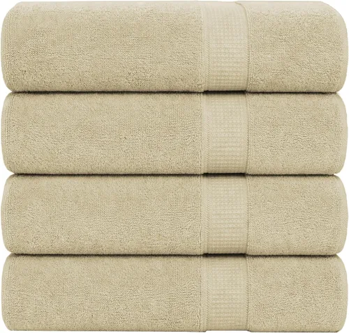 Vista 53 de GOLD TEXTILES Juego de 24 toallas de baño negras de alta absorción, multiusos, secado rápido, para piscina, gimnasio, hotel, spa