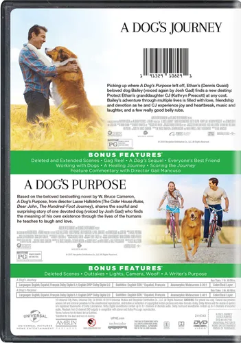 Vista 2 de A Dog's Journey / A Dog's Purpose 2-Movie Collection [DVD]