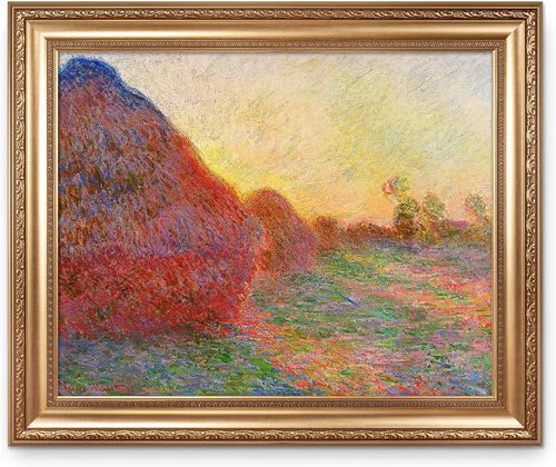 Vista 288 de A&T ARTWORK Antibes Seen from The Salis Gardens de Claude Monet Las Obras de Arte Clásico Mundial Reproducciones, Impresiones de Arte en Lienzo