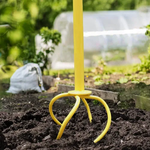 Vista 3 de Taladro manual giratorio, eficiente para jardinería, cultivo eficiente de suelo, labrador de cama de jardín, herramienta de jardín de mano