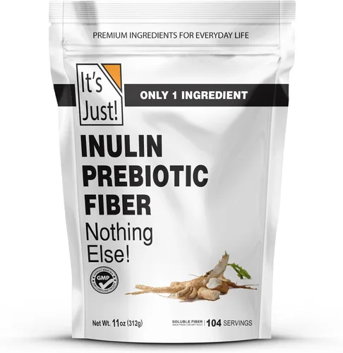 Vista 9 de It's Just! - Fibra prebiótica de inulina, soluble en agua, polvo de raíz de achicoria, promueve la salud intestinal, fabricado en Estados Unidos
