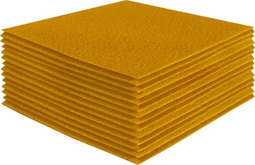 Vista 23 de FabricLA Hojas de fieltro acrílico para manualidades, cuadrados de fieltro precortados suaves de 4 x 4 pulgadas (3.9 in x 3.9 in), utiliza hojas
