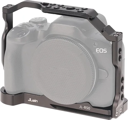 Vista 16 de Fotga Estabilizador de jaula de cámara con mango superior para Sony ZV-E1 sin espejo DSLR cámara video filmmaking, compatible con abrazadera Arca