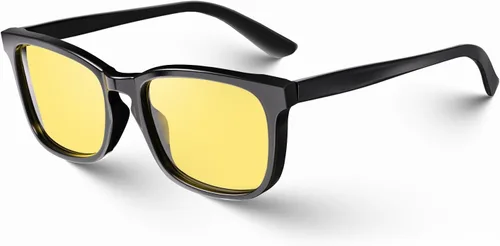 Vista 7 de VISOONE - Lentes cuadrados con bloqueo de luz azul y antireflejante para computadora, videojuegos para mujeres y hombres MONTANA
