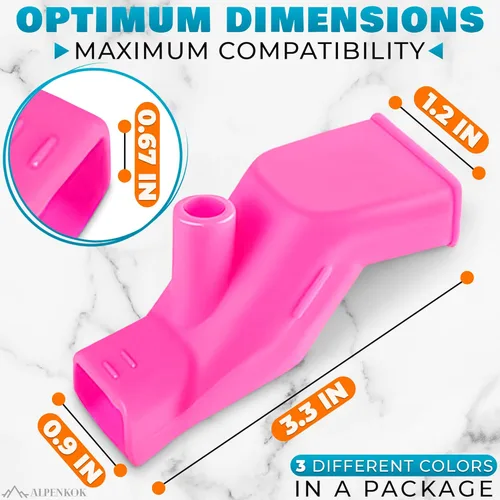Vista 2 de Extensor de boquilla de silicona para baño