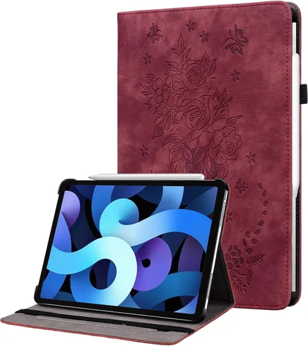 Vista 9 de Funda para iPad Air 3ª Generación 2019/iPad Pro 10.5 Pulgadas 2017, Cubierta de Cuero PU Plegable Multi-Ángulo con Auto Despertar/Dormir y Soporte