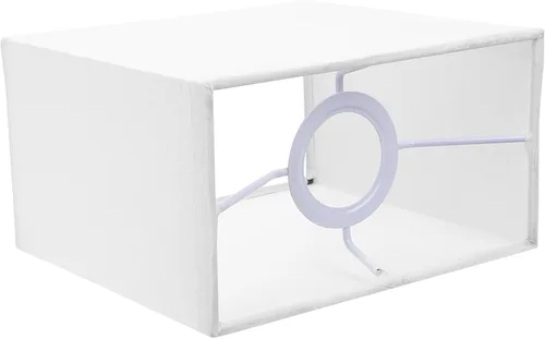 Vista 8 de LABRIMP Sombras de lámpara Sombras de lámpara Clip Sombra Cubiertas Colgantes Cuadrado Decorativo En Accesorio Como se muestra