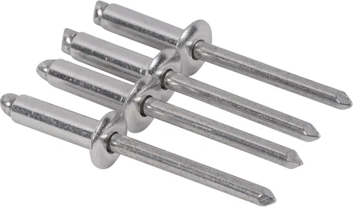Vista 6 de Arrow RLA3/16 Remaches largos de aluminio de 3/16 pulgadas, paquete de 12, gris
