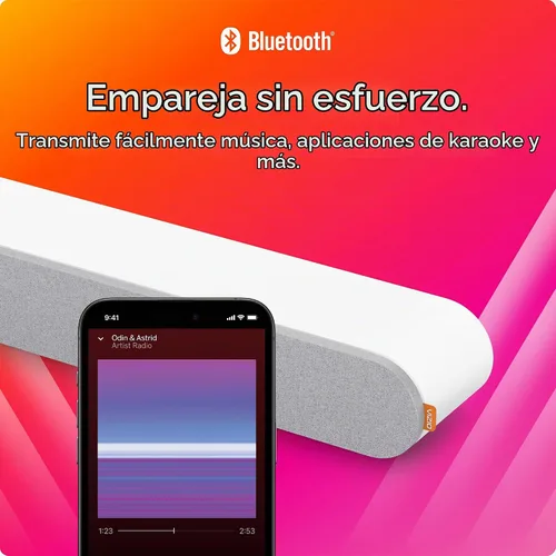 Vista 14 de VIZIO MicMe 2.1 Barra de sonido de karaoke, 2 micrófonos inalámbricos, subwoofer inalámbrico con Dolby Atmos, DTS:X, altavoz Bluetooth, compatible
