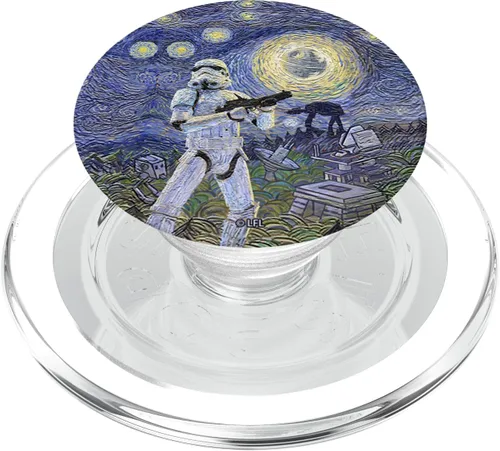 Vista 9 de Star Wars PopSockets PopGrip estándar Starry Night Stormtrooper